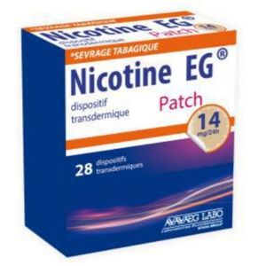 Eg Labo Nicotine 14 mg/24h 28 Dispositifs Transdermiques  - Pharmacie Agnès Praden à Alès