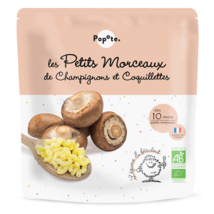 Popote Petits morceaux Champignons & Coquillettes 190g - Pharmacie Agnès Praden à Alès