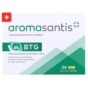 Santis Aromasantis Btg x24 Gélules Liquides  - Pharmacie Agnès Praden à Alès