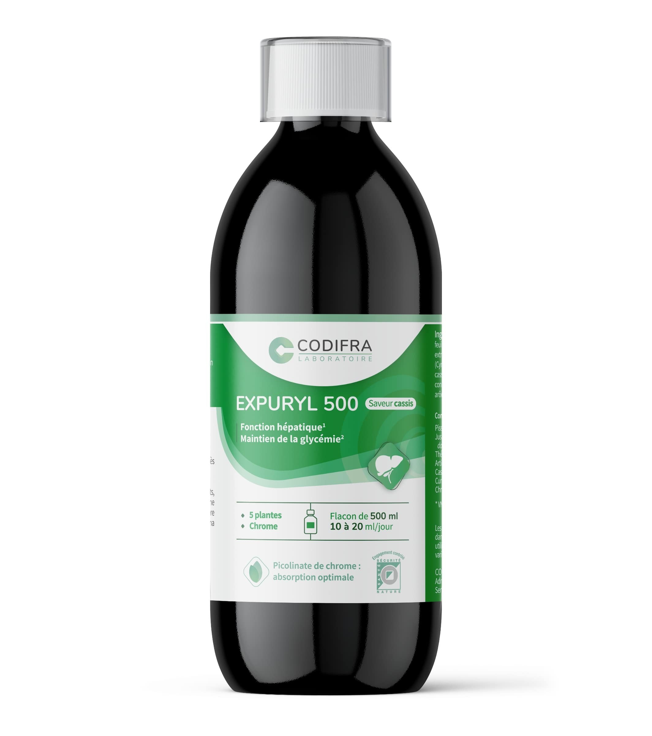 Codifra Expuryl digestion problème digestif draineur minceur 500ml - Pharmacie Agnès Praden à Alès