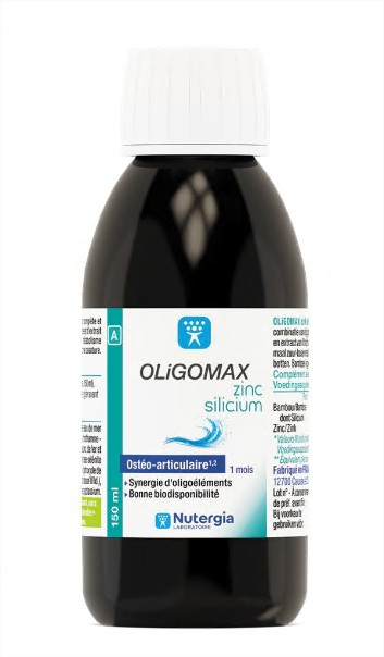 Nutergia Oligomax Zinc - Silicium 150ml - Pharmacie Agnès Praden à Alès