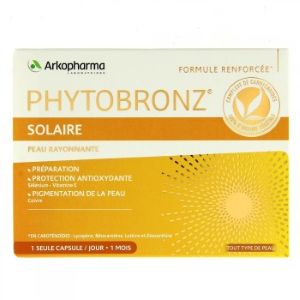 Arkopharma Phytobronz 30 Capsules - Pharmacie Agnès Praden à Alès
