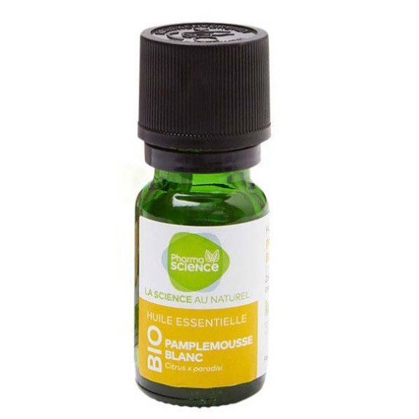 Pharmascience pamplemousse blanc bio huile essentielle 10ml - Pharmacie Agnès Praden à Alès