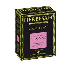 Super Diet Herbesan Adoucid Menthe 30 Comprimés - Pharmacie Agnès Praden à Alès