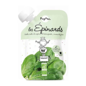 Popote Gourde Epinard Bio 120g - Pharmacie Agnès Praden à Alès