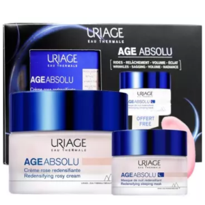 Uriage Coffret Age Absolu Crème Rose Redensifiante 50ml + Masque de Nuit Redensifiant 15ml Offert - Pharmacie Agnès Praden à Alès