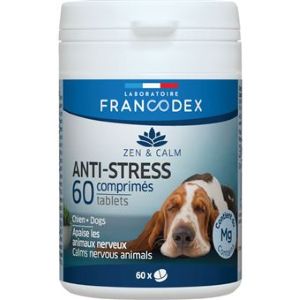 Francodex Anti-stress Pour Chien et Chat 60 Comprimés - Pharmacie Agnès Praden à Alès