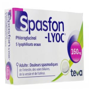 Spasfon Lyoc 160 Mg 5 Lyophilisats Oraux - Pharmacie Agnès Praden à Alès