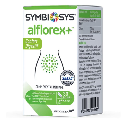 Symbiosys Alflorex+ Confort Digestif 30 Gélules - Pharmacie Agnès Praden à Alès