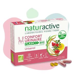 Naturactive Confort Urinaire Flash Urisanol Bio 20 Gélules - Pharmacie Agnès Praden à Alès