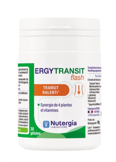 Nutergia Ergytransit Flash 30 Gélules - Pharmacie Agnès Praden à Alès