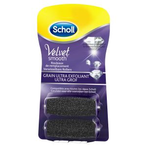 Scholl Velvet Smooth Express Pedi Cristaux de Diamants Grain Ultra Exfoliant 2 Rouleaux de Remplacement - Pharmacie Agnès Praden à Alès