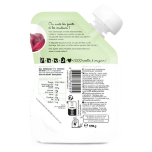 Popote Gourde Betterave Bio 120g - Pharmacie Agnès Praden à Alès