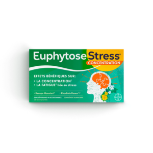 EuphytoseStress Concentration 30 comprimés - Pharmacie Agnès Praden à Alès