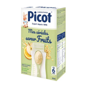 Picot Mes Céréales saveur Fruits dès 6 mois 200g  - Pharmacie Agnès Praden à Alès