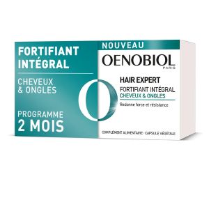 Oenobiol Hair Expert Fortifiant Intégral Cheveux & Ongles 2x60 Capsules - Pharmacie Agnès Praden à Alès