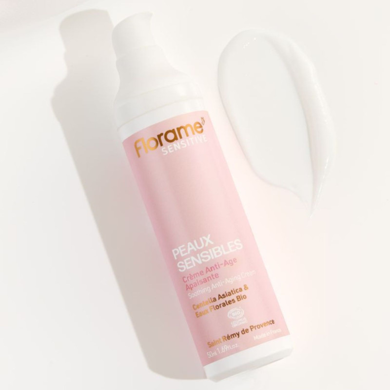 Florame Sensitive Crème Anti-Age Apaisante 50ml - Pharmacie Agnès Praden à Alès