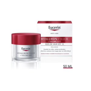 Eucerin Hyaluron-Filler + Volume-Lift Soin de Jour SPF15 Peau Sèche 50 ml - Pharmacie Agnès Praden à Alès