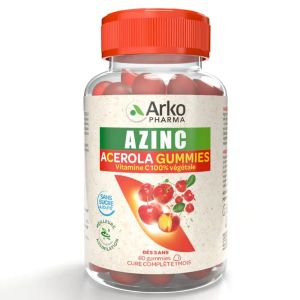 Arkopharma Azinc® Acérola 60 gummies - Pharmacie Agnès Praden à Alès