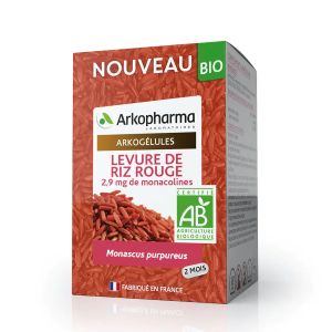 Arkopharma Arkogélules Levure de Riz Rouge Bio 60 Gélules - Pharmacie Agnès Praden à Alès