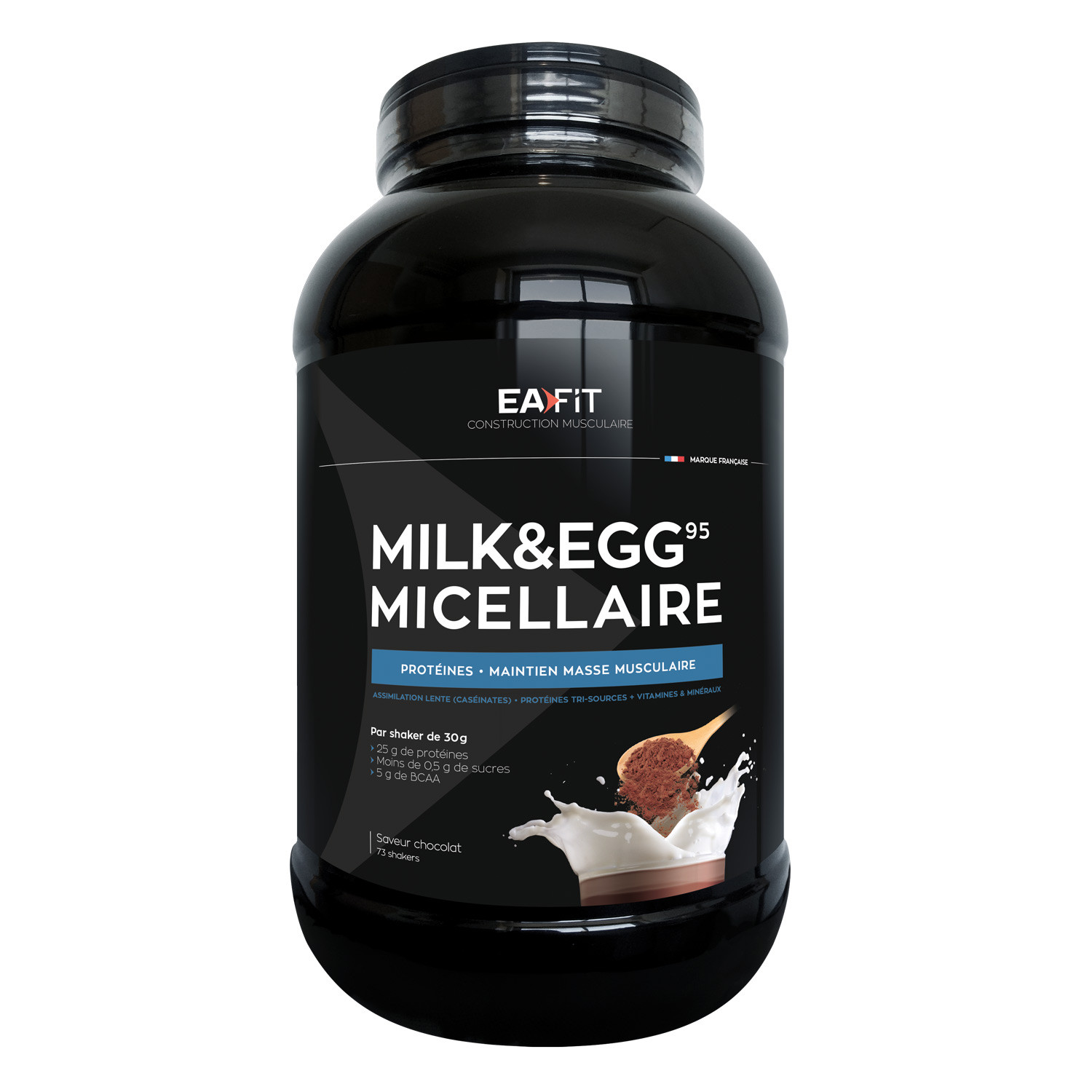 Eafit milk & egg 95 micellaire chocolat 2.2kg - Pharmacie Agnès Praden à Alès