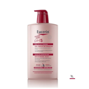 Eucerin pH5 Gel-Huile de Douche 1Litre - Pharmacie Agnès Praden à Alès