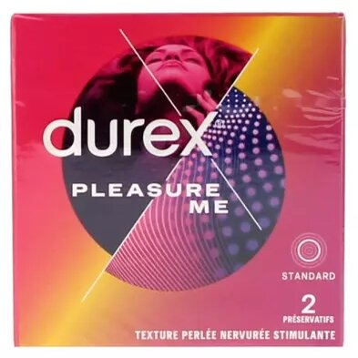 Durex Pleasure Me Préservatif Boîte de 2 - Pharmacie Agnès Praden à Alès