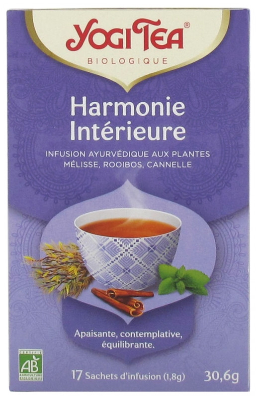 Yogi Tea Infusion Harmonie Intérieure Bio 17 Sachets - Pharmacie Agnès Praden à Alès