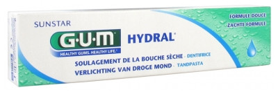 GUM Hydral Dentifrice 75 ml - Pharmacie Agnès Praden à Alès