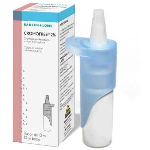 Bausch & Lomb Cromofree 2% Collyre 10 ml - Pharmacie Agnès Praden à Alès