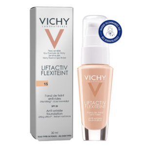 Vichy Liftactiv Fond de Teint Anti-Rides 30 ml Très Clair 15 - Pharmacie Agnès Praden à Alès