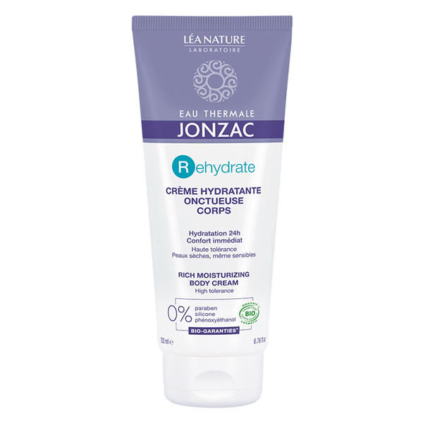 Eau de Jonzac REhydrate Crème Hydratante Onctueuse Corps Bio 200 ml - Pharmacie Agnès Praden à Alès