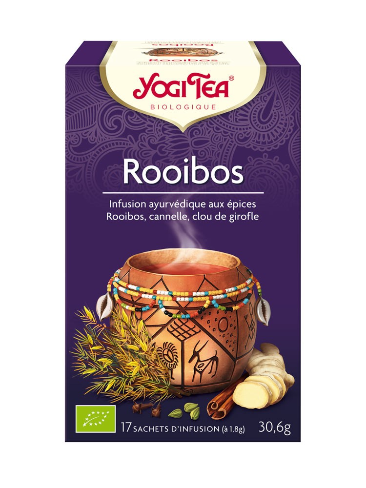 Yogi Tea Infusion Rooibos 17 Sachets - Pharmacie Agnès Praden à Alès