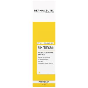 Dermaceutic Sun Ceutic Crème Solaire Haute Protection Anti-Age 50 ml - Pharmacie Agnès Praden à Alès