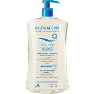 Neutraderm Relipid+ Huile Lavante Relipidante 1 Litre - Pharmacie Agnès Praden à Alès