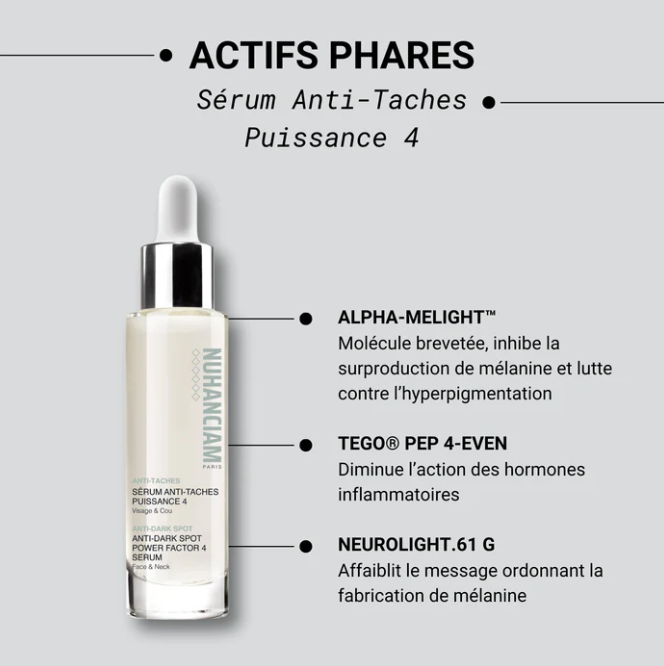 Nuhanciam Sérum Puissance 4 Anti-tâches 30 ml - Pharmacie Agnès Praden à Alès