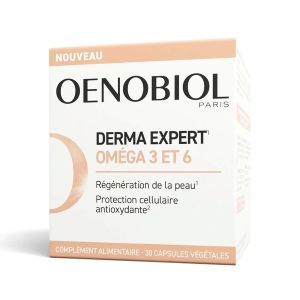 Oenobiol Derma Expert Oméga 3 6 Régénération Peau 30 capsules - Pharmacie Agnès Praden à Alès