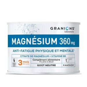 Laboratoire des Granions Magnésium 360mg Fatigue Physique et Mentale 360mg - Pharmacie Agnès Praden à Alès