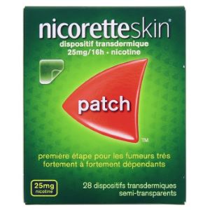 Johnson & Johnson Nicoretteskin 25 mg / 16h 28 Dispositifs Transdermiques - Pharmacie Agnès Praden à Alès
