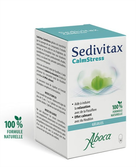 Aboca Sedivitax CalmStress 30 gélules - Pharmacie Agnès Praden à Alès