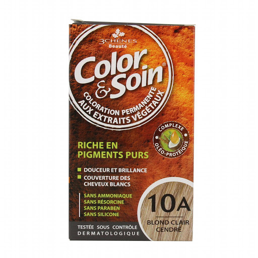 Les 3 Chênes Color & Soin 10A Blond Clair Cendré 135ml - Pharmacie Agnès Praden à Alès