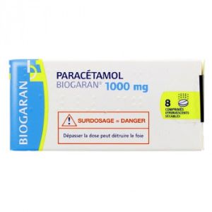Biogaran Paracétamol 1g 8 Comprimés Effervescents - Pharmacie Agnès Praden à Alès