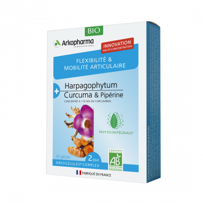 Arkopharma Arkogélules® Complex BIO Flexibilité & Mobilité articulaire - Pharmacie Agnès Praden à Alès