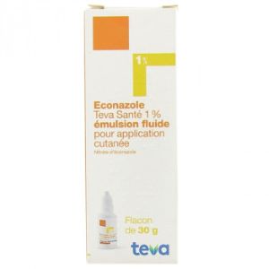 Teva Econazole 1% Émulsion 30g - Pharmacie Agnès Praden à Alès