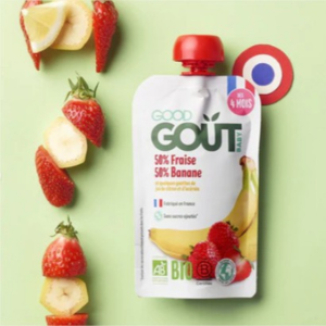 Good Gout Gourde Fraise Banane 120 g - Pharmacie Agnès Praden à Alès