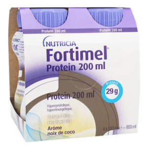 Fortimel Protein Noix de Coco 4 x 200 ml - Pharmacie Agnès Praden à Alès