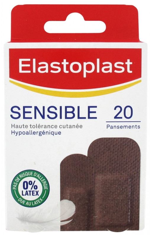 Elastoplast Pansement Sensible 20 Pansements Marron - Pharmacie Agnès Praden à Alès