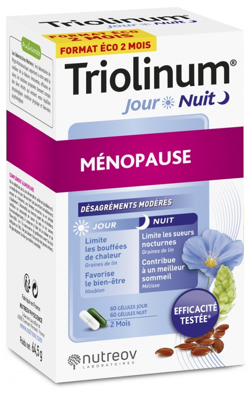Triolinum ménopause 120 gélules - Pharmacie Agnès Praden à Alès