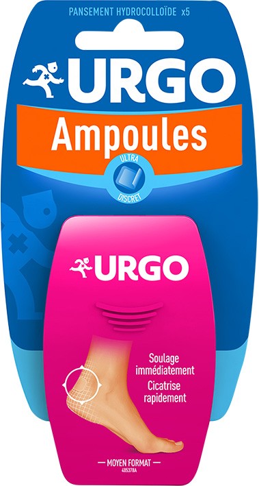 Urgo Ampoules Traitement Talon 5 Pansements Moyen Format - Pharmacie Agnès Praden à Alès