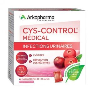 Arkopharma Cys-Control Médical 20 Sachets - Pharmacie Agnès Praden à Alès